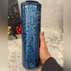 Starbucks 2024 Speckled Blue Stainless Steel Tumbler. 20 Oz. Brand new. NWT! HFT